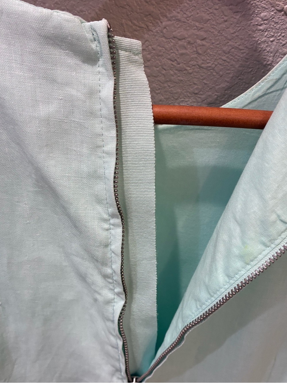 Gap sleeveless linen Fit and Flare dress in mint green Size 6 - Picture 6 of 6